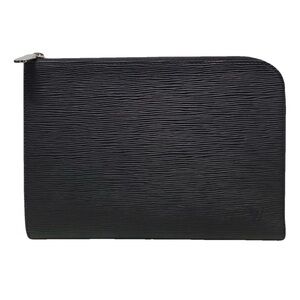 LOUIS VUITTON Epi Pochette Jour PM Black